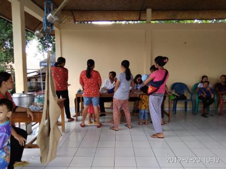 Posyandu di Tiga Dusun Mengadakan Imunsasi dan Pemberian Vitamin A